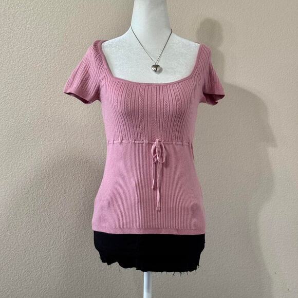 hollister pink baby doll with waist string tie - Picture 2 of 5